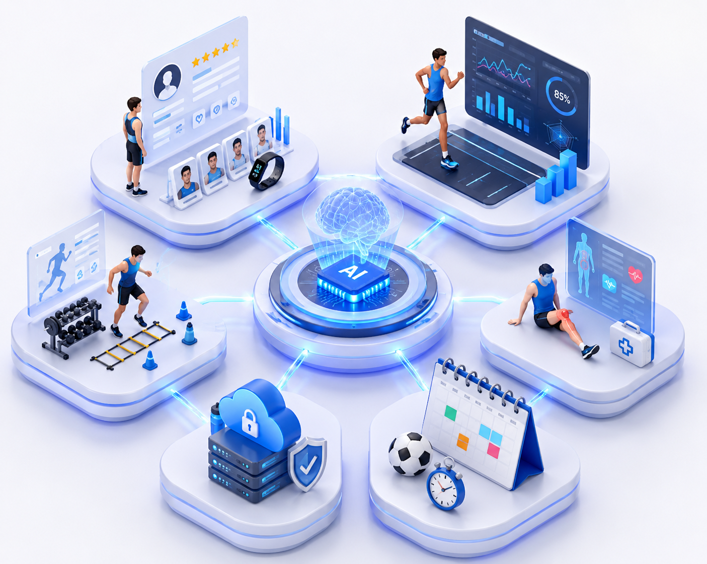Smart classroom with digital learning tools